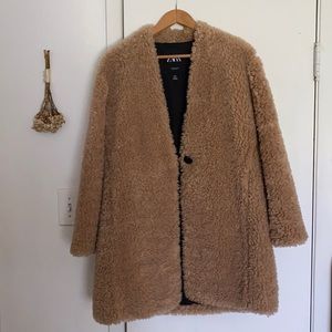 ZARA TEDDY COAT